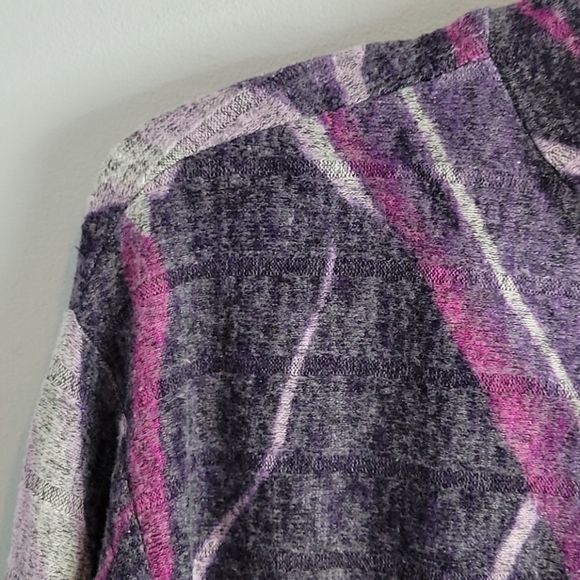 Simply Vera Vera Wang Tunic chiffon Trim mock neck Small - Picture 4 of 8